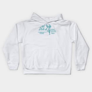 49th State Hawaii Record Company Kids Hoodie